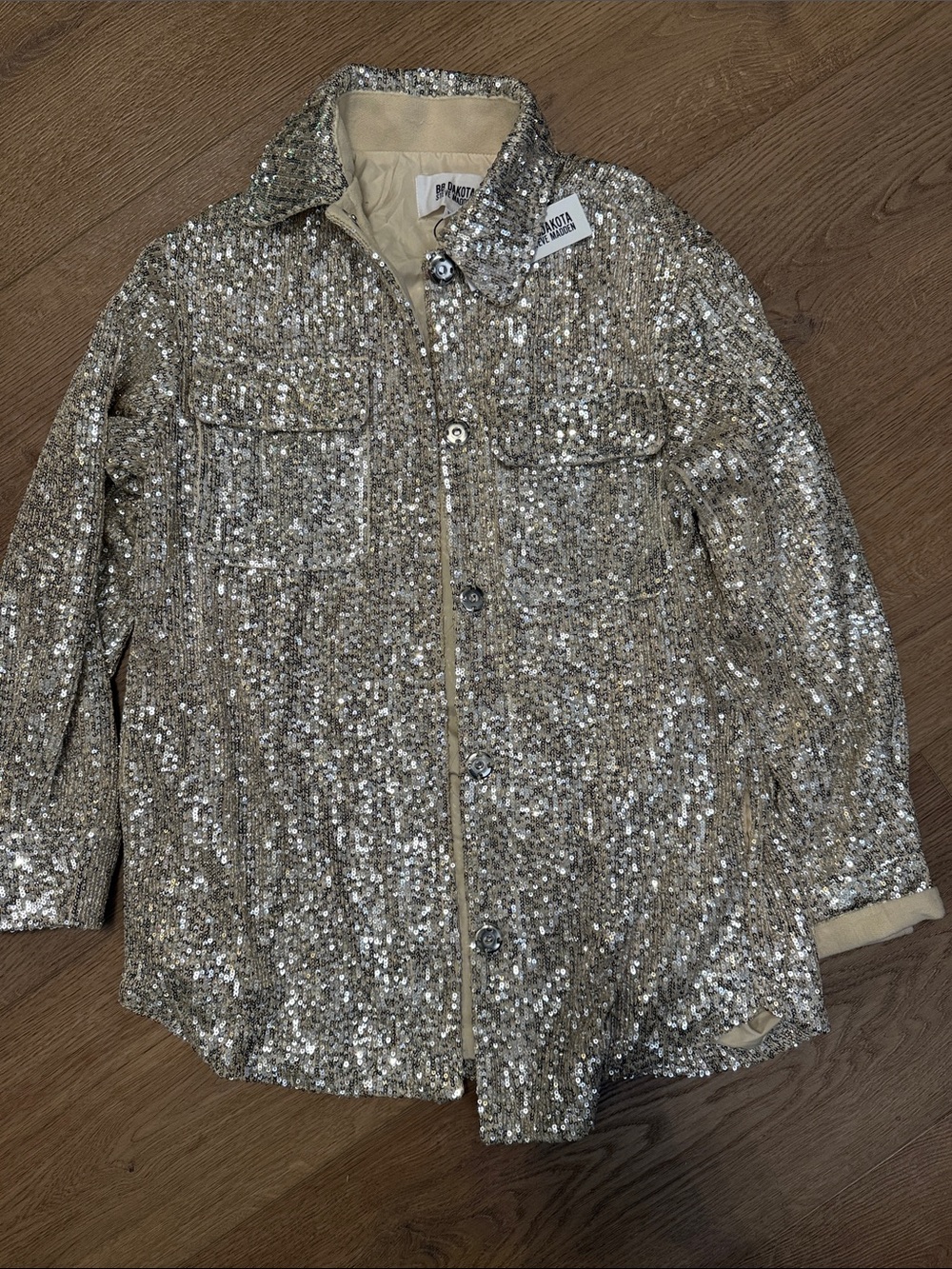 GOTTA GO!!! NWT!!  BB Dakota sequins jacket. Size XS.